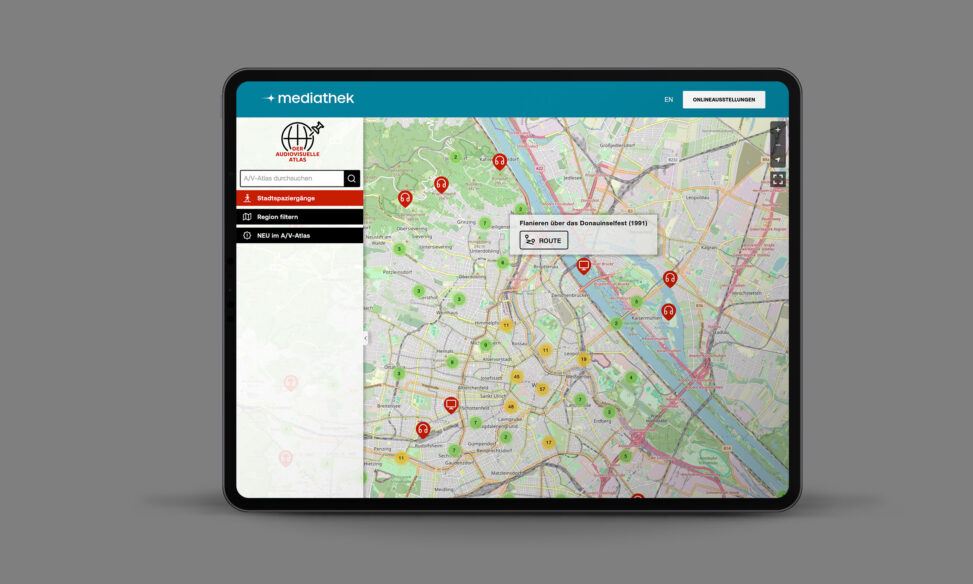 Die Website der österreichischen Mediathek – Layouts